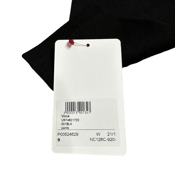 VINCE Women's Black Leggings Pants Size Small NWT Cropped Ponte Knit - Picture 4 of 10